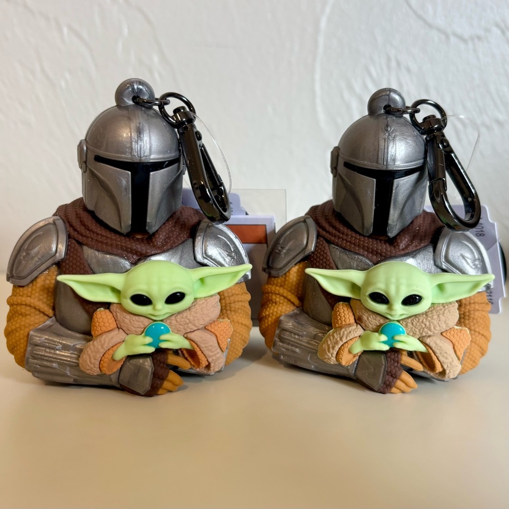 Bath & Body Works Grogu & The Mandalorian PocketBac Sanitizer Holders 2026 x2